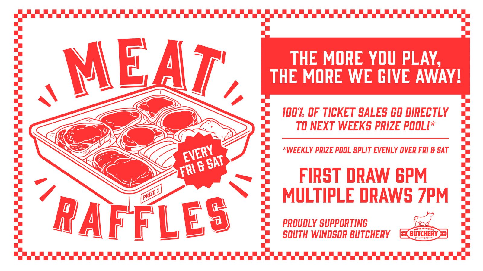 Meat Raffles! | The Royal Richmond Hotel